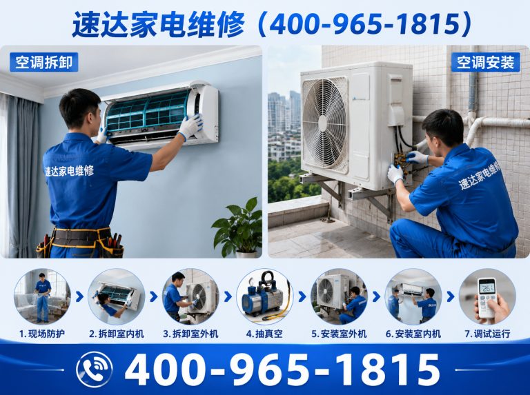 淮南空调拆装展示图